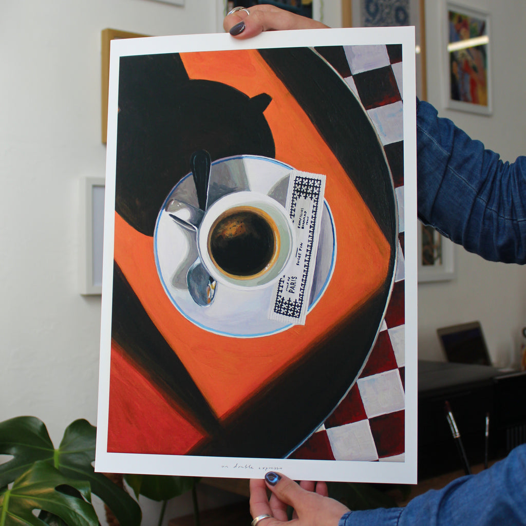 Un Double Expresso - Open Edition Print