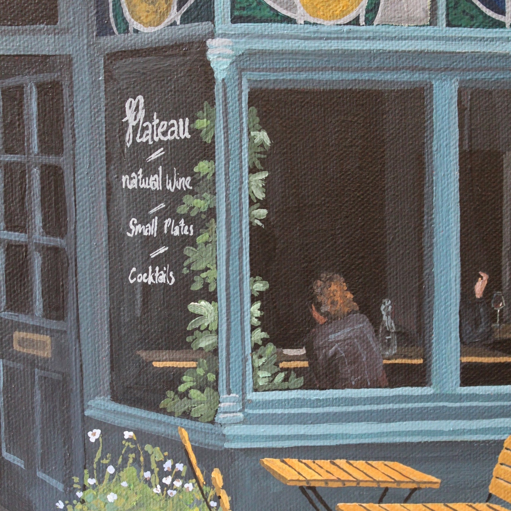 Pinot at Plateau - Original Painting