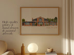 Beck & Call Art Print, Leeds, Meanwood, Chapel Allerton, Yorkshire Watercolour Painting