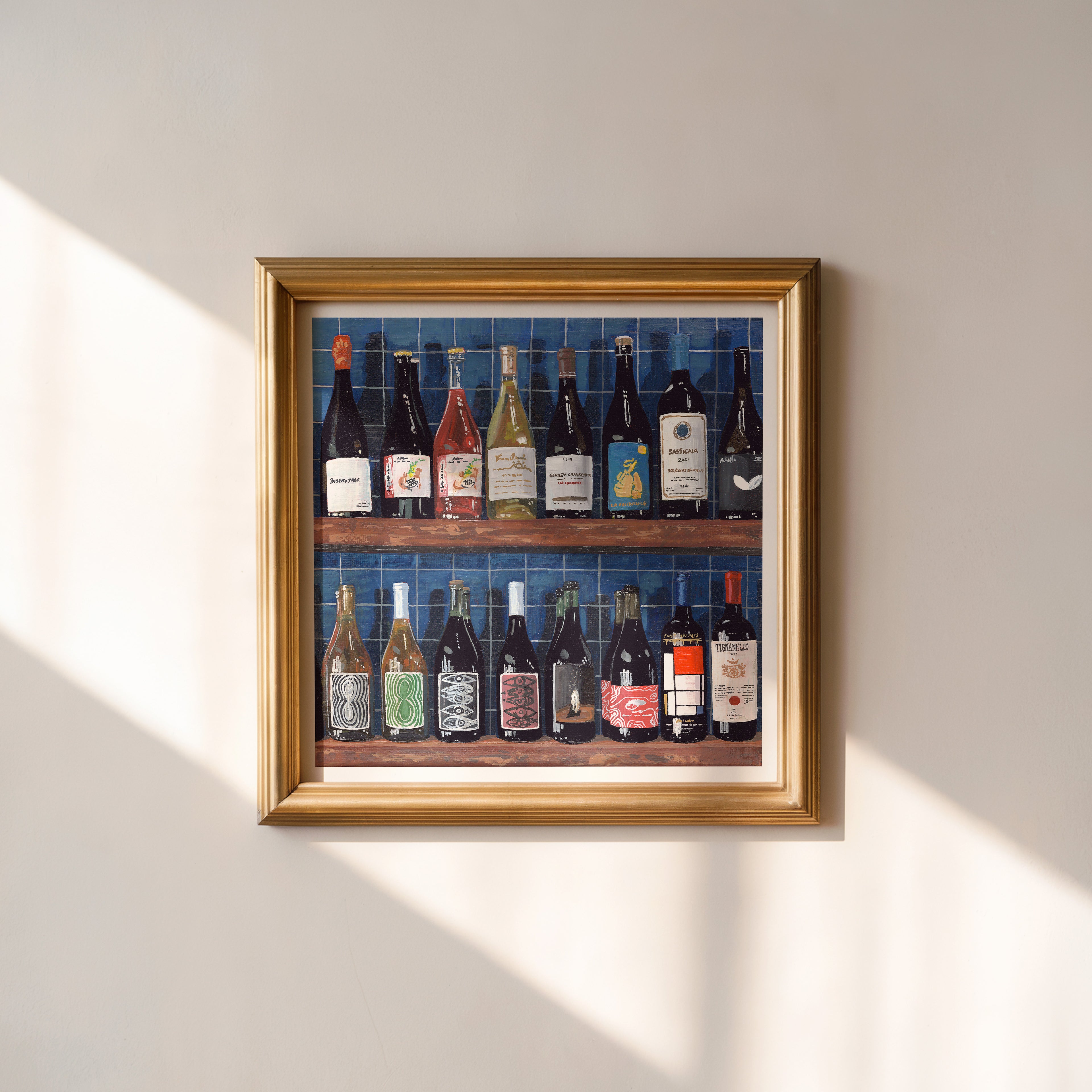 By the Bottle (Blue) - Open Edition Print