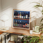 By the Bottle (Blue) - Open Edition Print