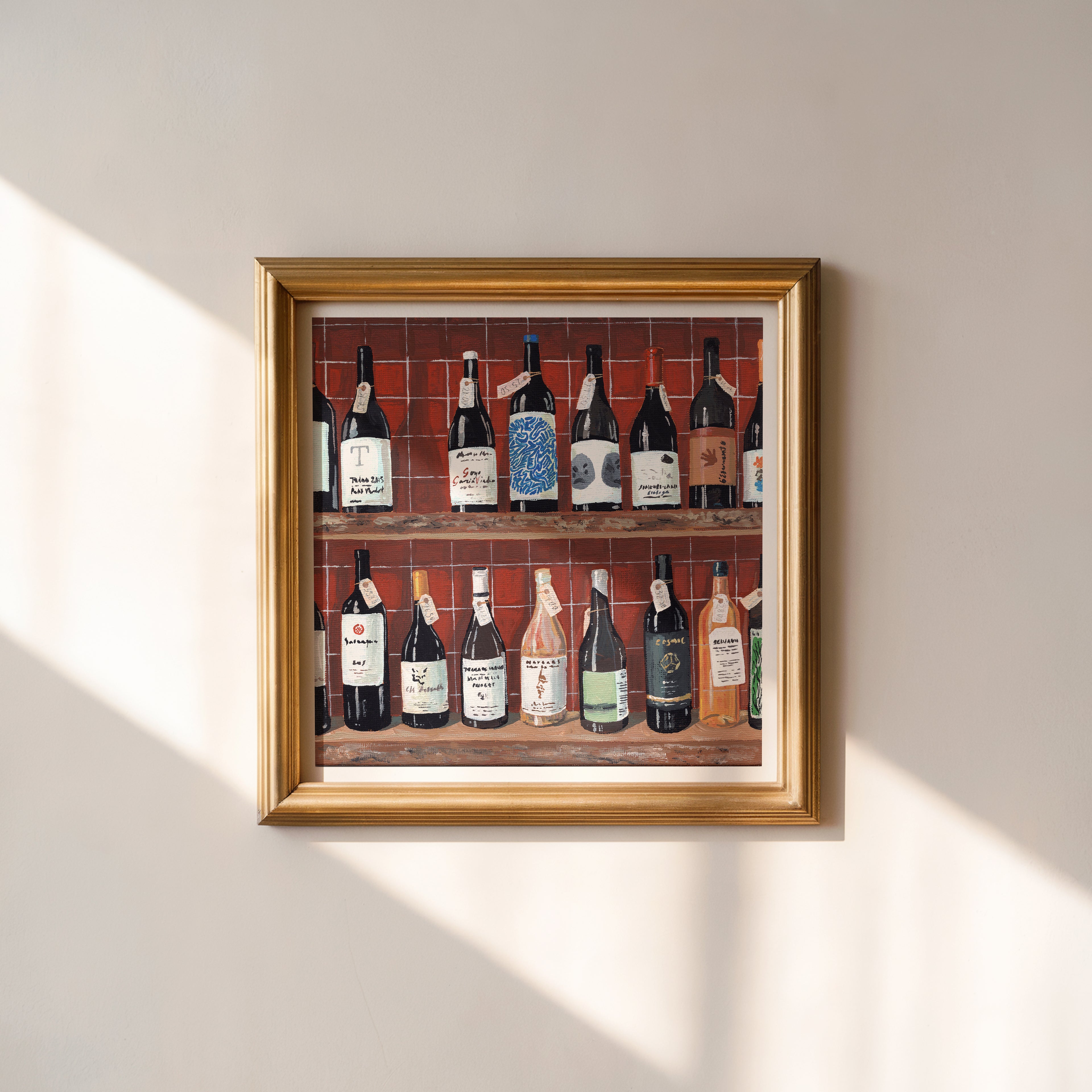 By the Bottle (Red) - Open Edition Print