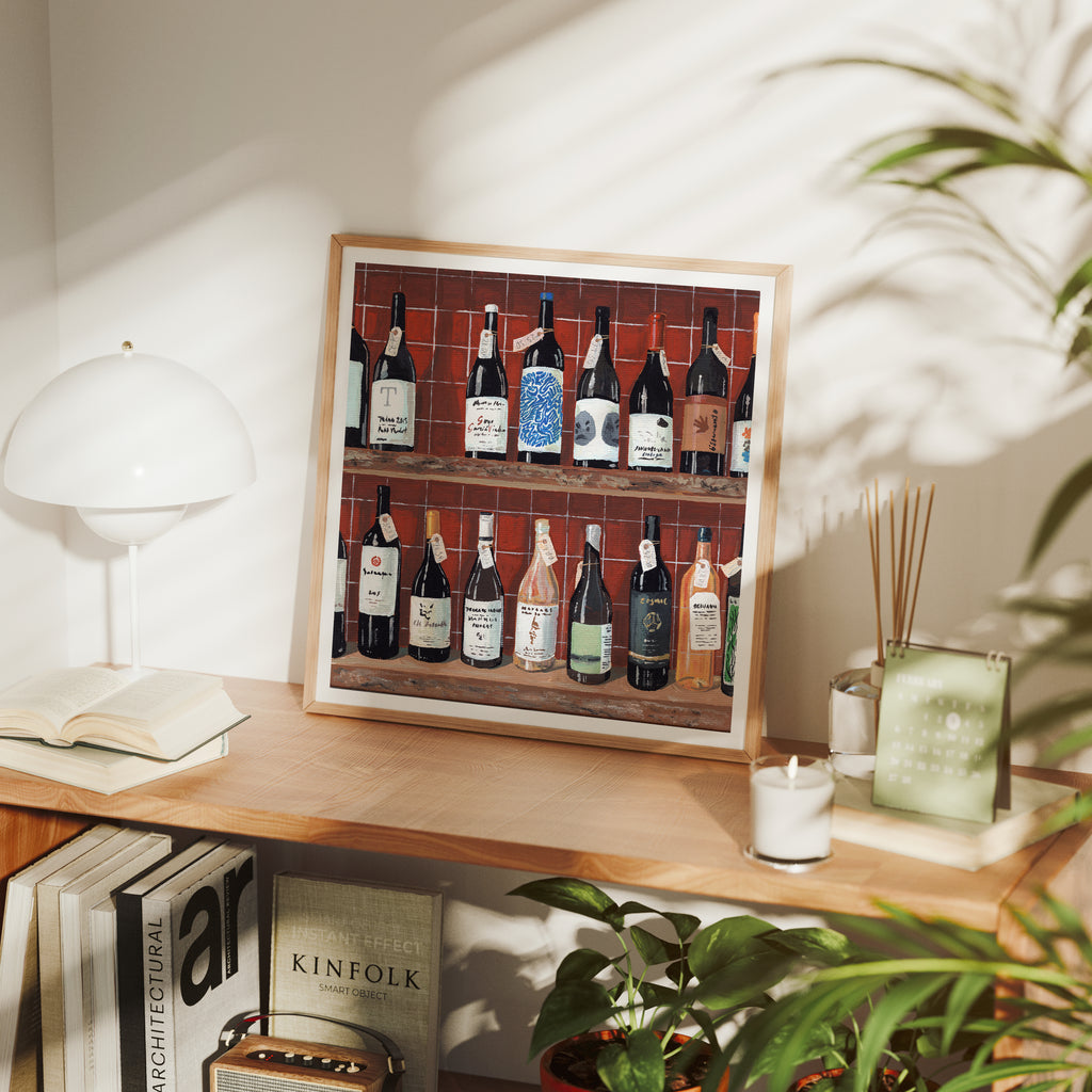 By the Bottle (Red) - Open Edition Print