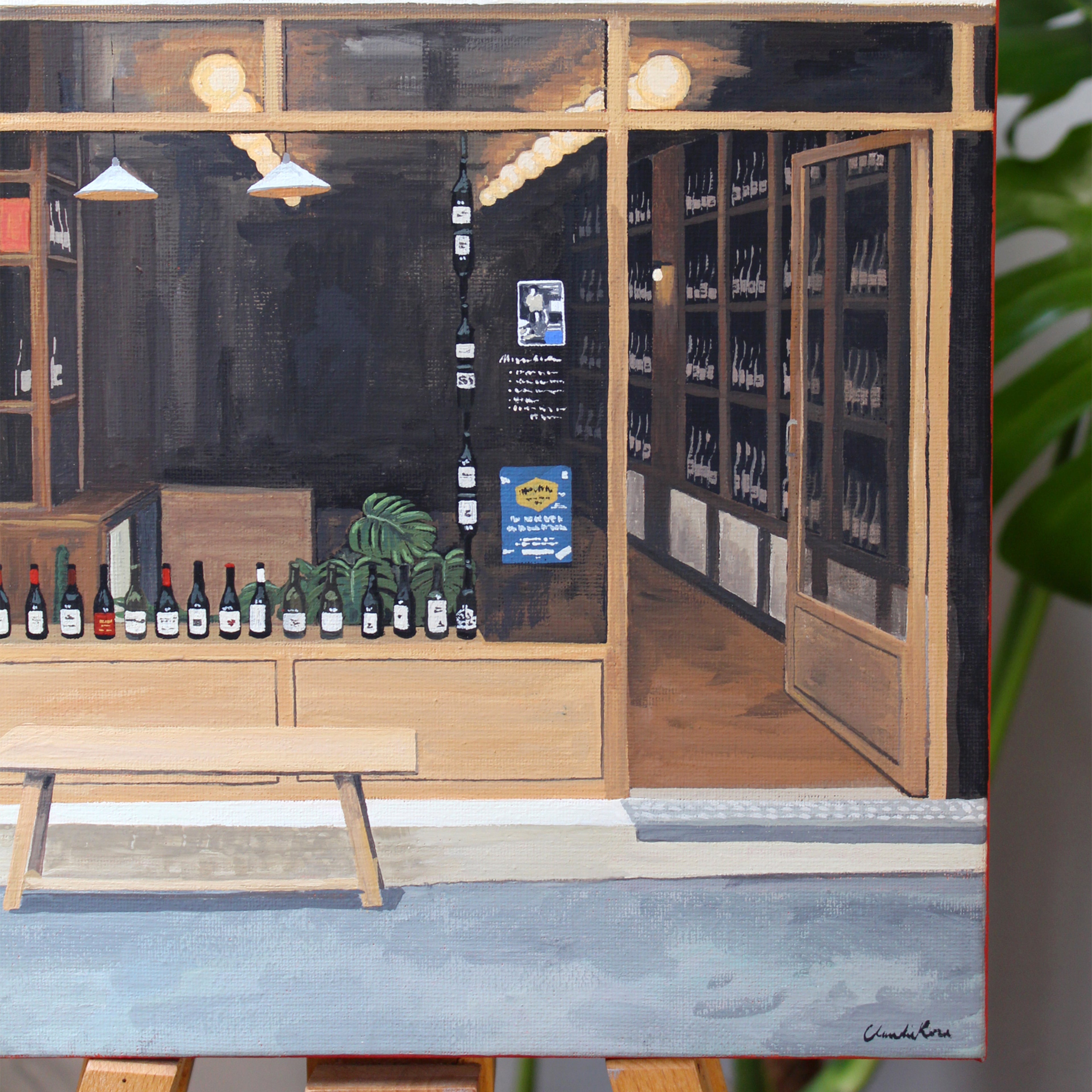 Cave à vin - Original Painting