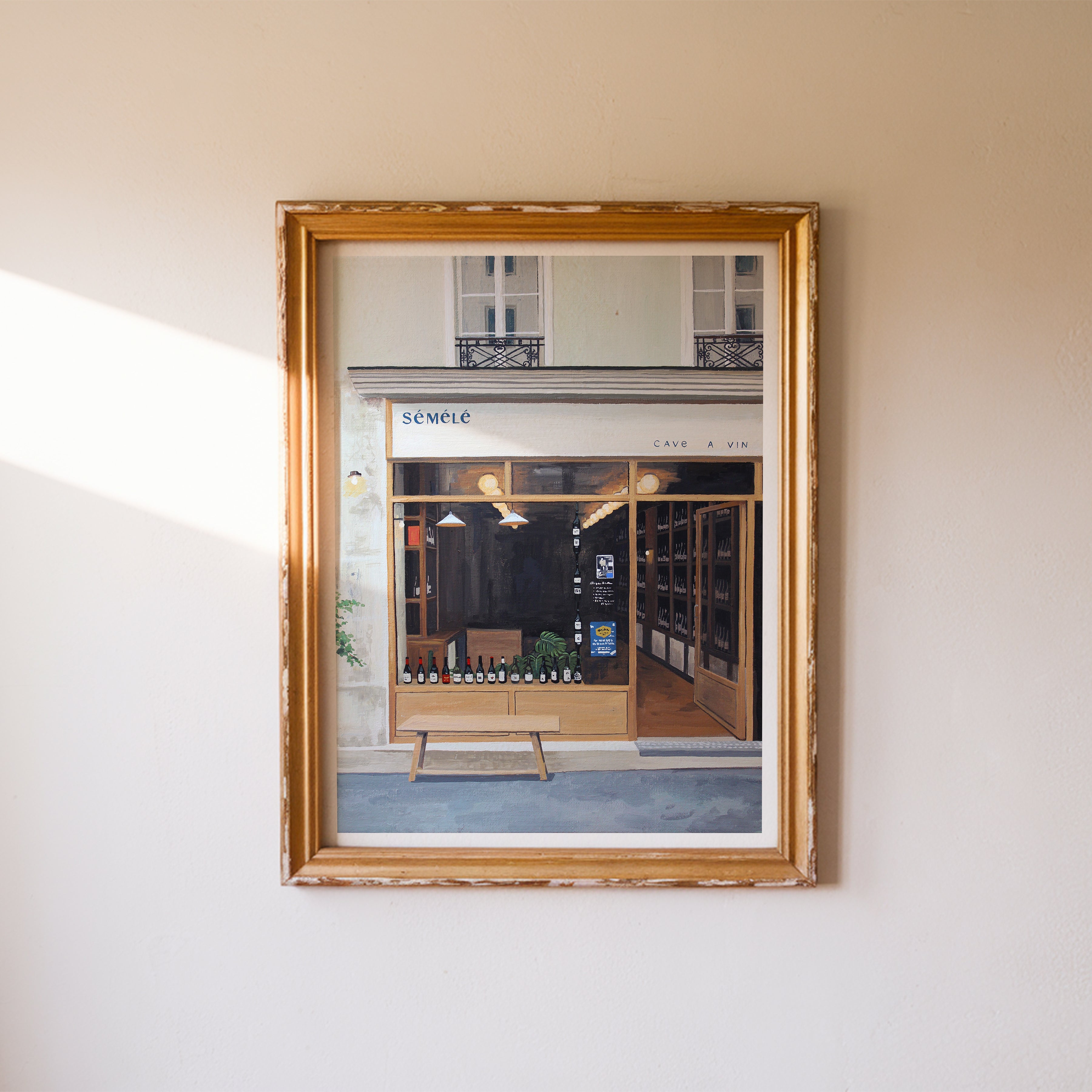 Cave à vin - Limited Edition Print