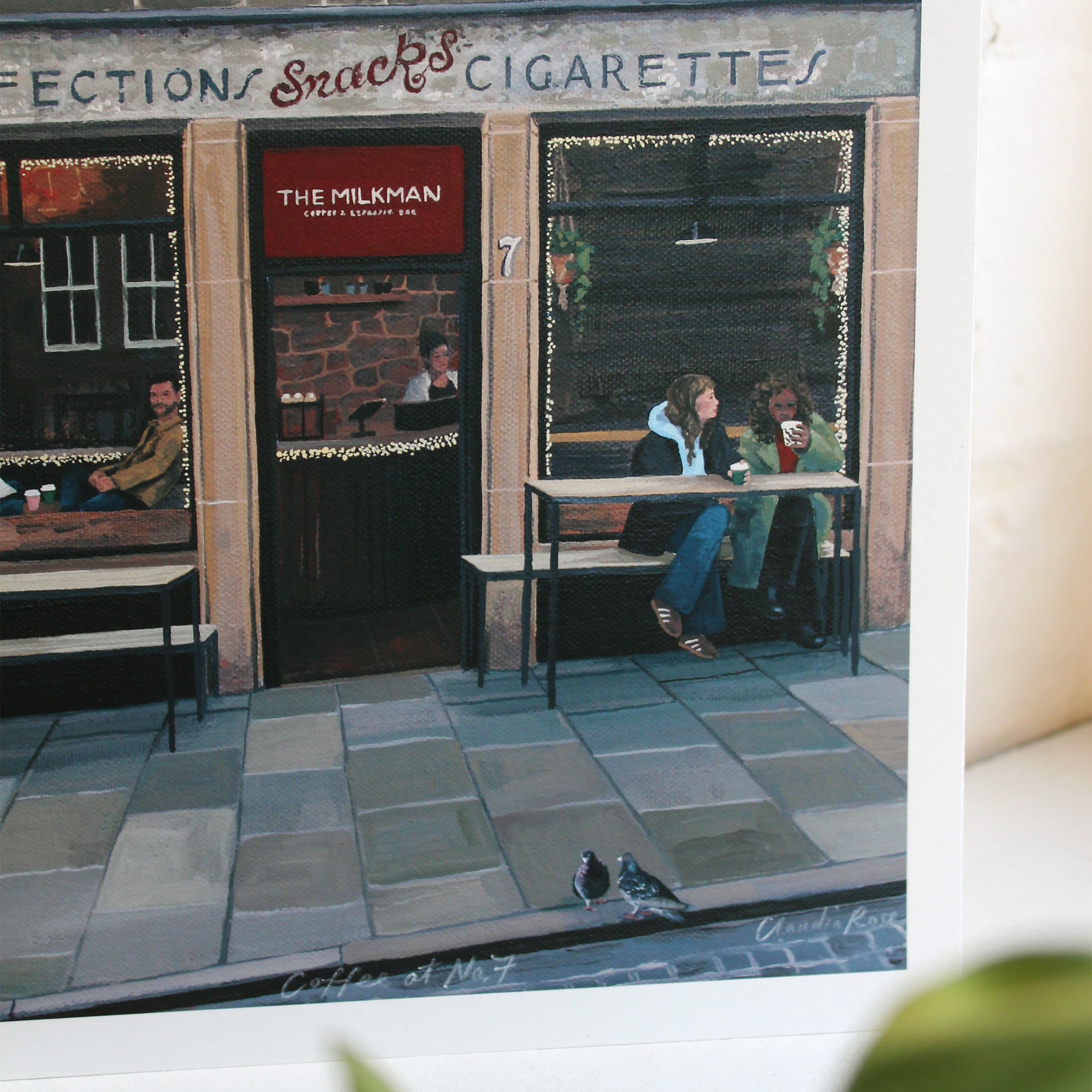 Coffee at No. 7 - Limited Edition Print