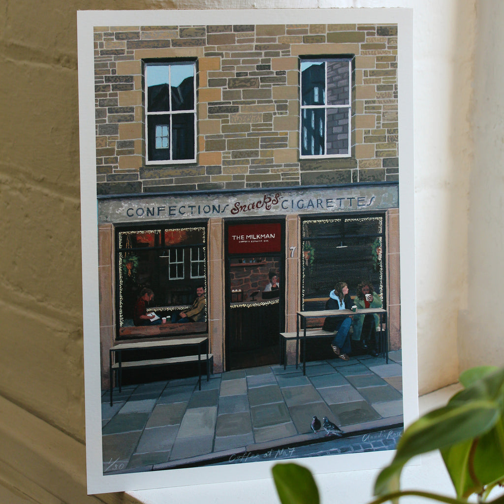 Coffee at No. 7 - Limited Edition Print