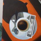 Un Double Expresso - Original Painting