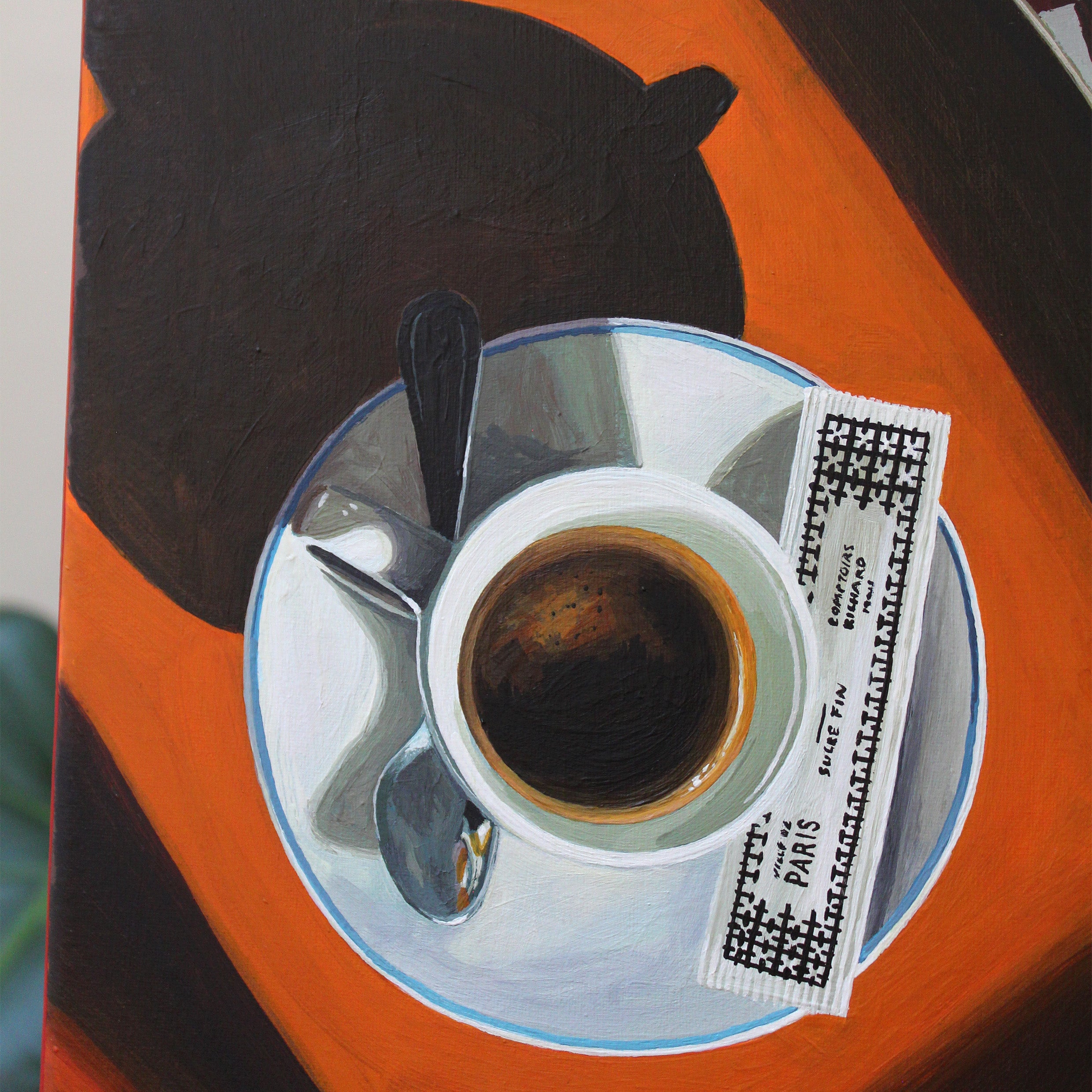 Un Double Expresso - Original Painting
