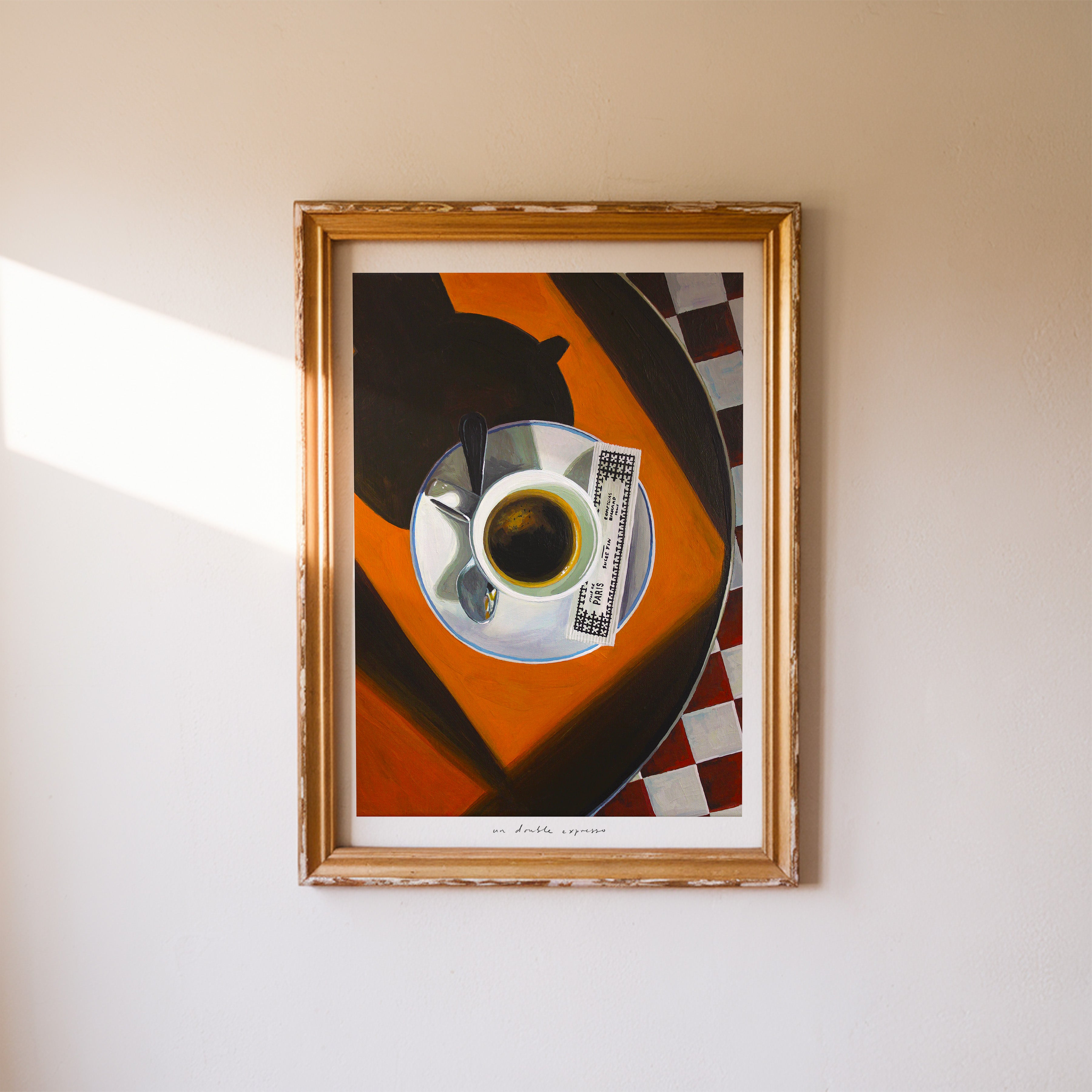 Un Double Expresso - Open Edition Print