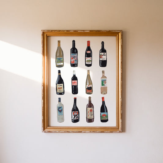 Wine Study - Open Edition Print