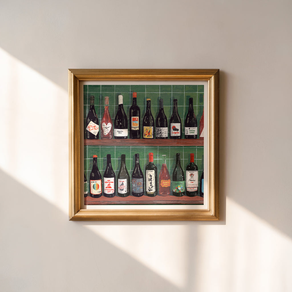 By the Bottle (Green) - Open Edition Print