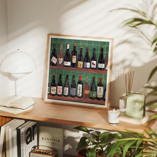 By the Bottle (Green) - Open Edition Print