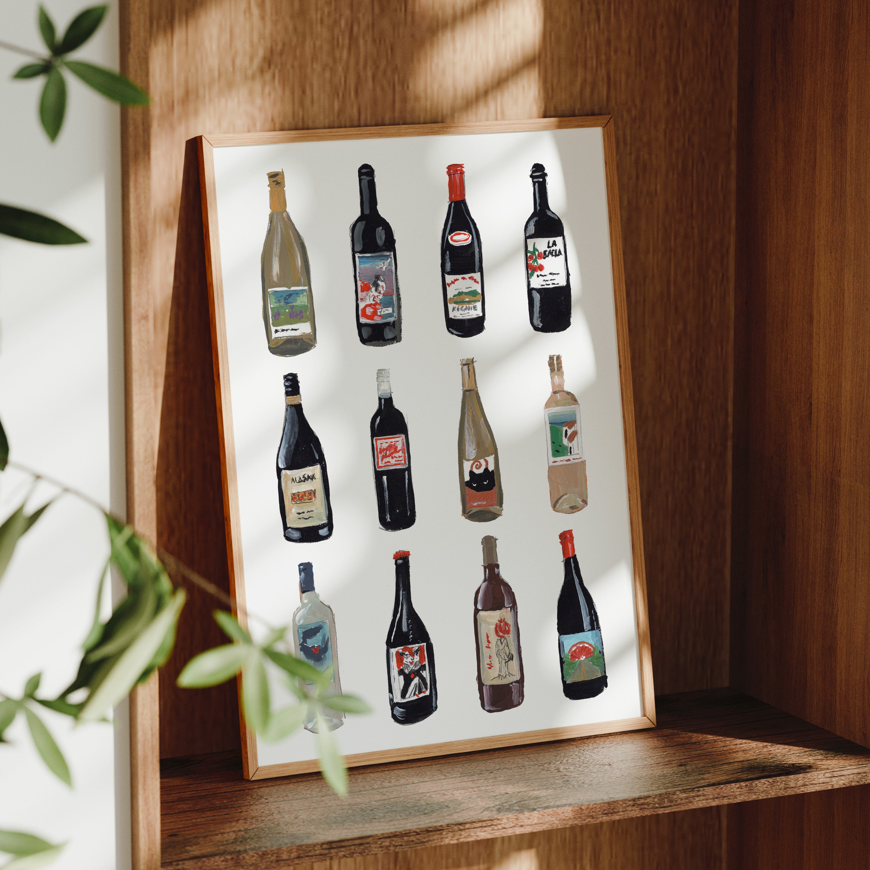 Wine Study - Open Edition Print