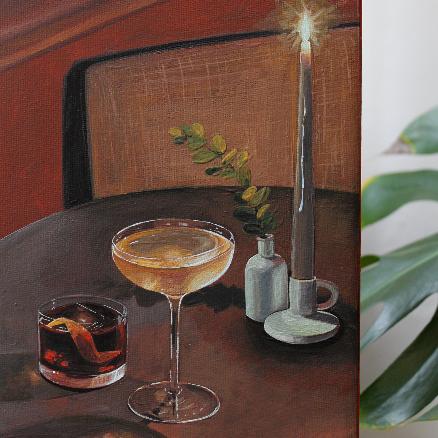 A Rainy Rendezvous - Original Painting