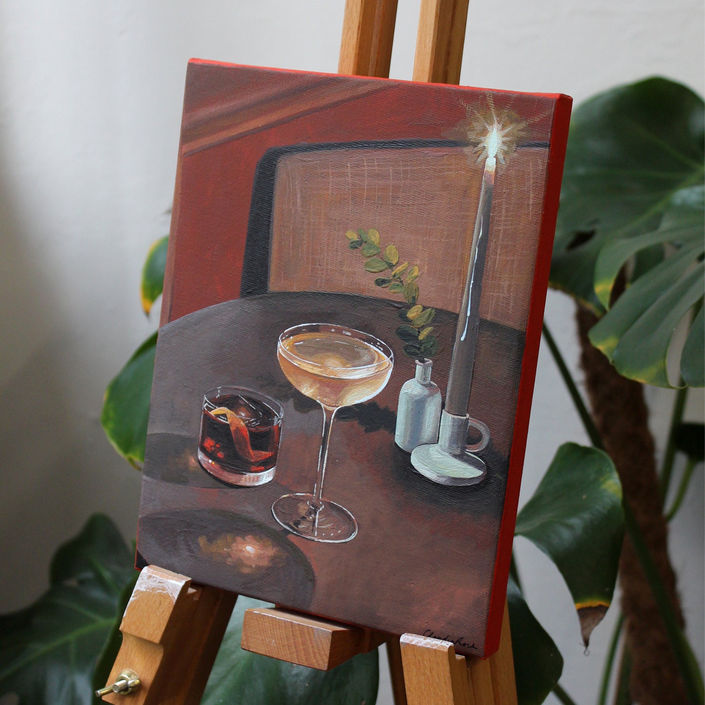 A Rainy Rendezvous - Original Painting