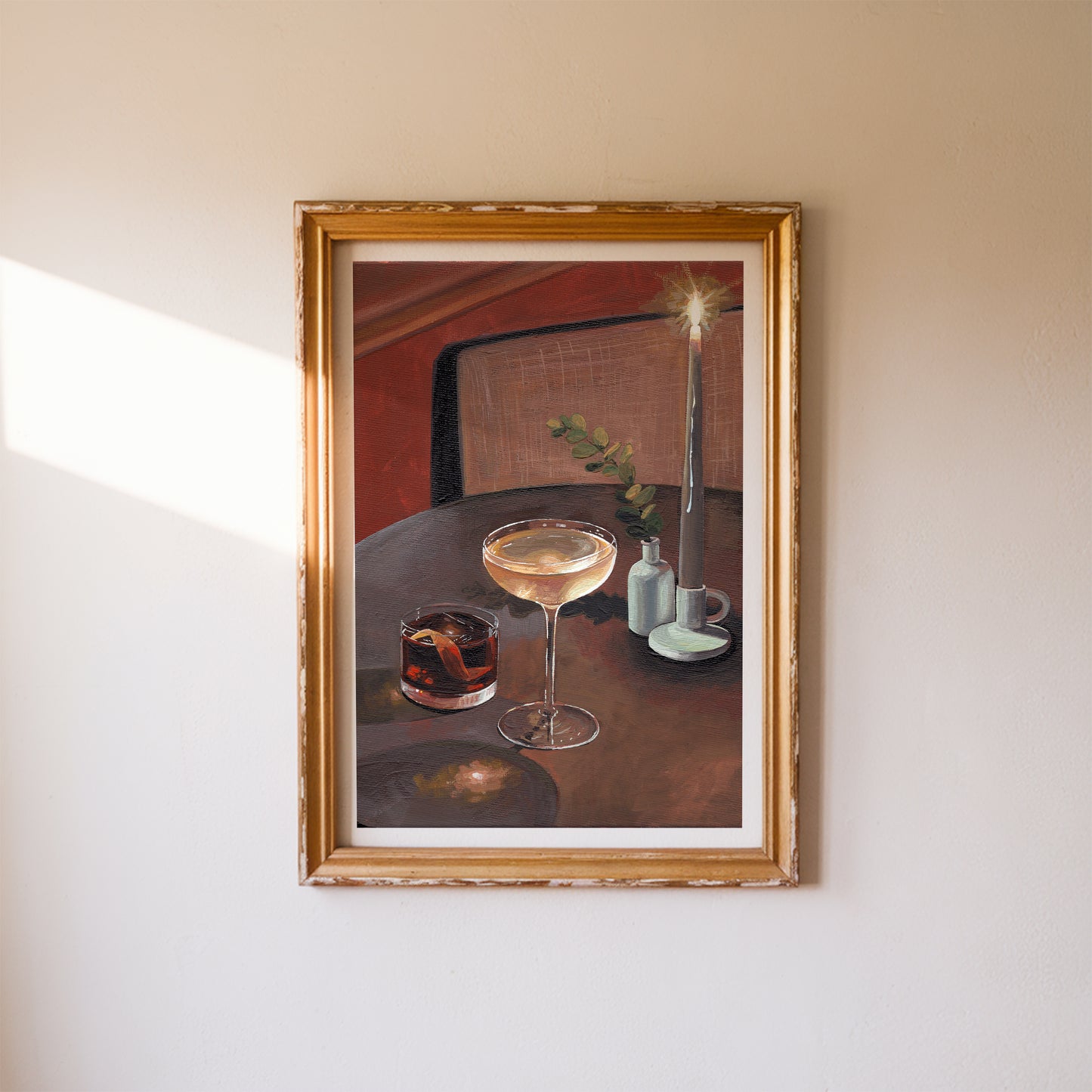 A Rainy Rendezvous - Open Edition Print