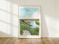 Loch Ruthven Art Print, Scottish Highlands, Scotland, Travel Watercolour Painting