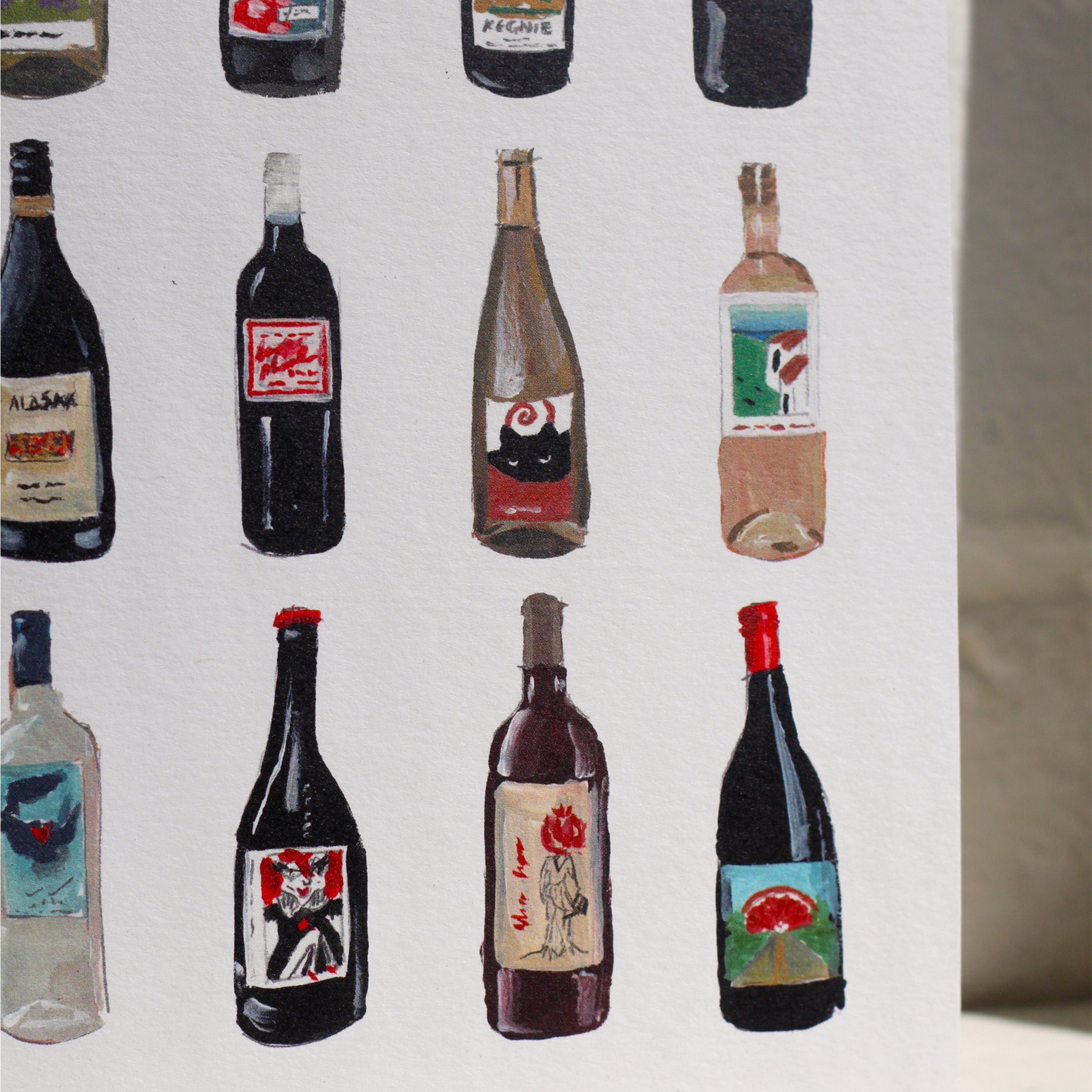 Wine Study - Open Edition Print